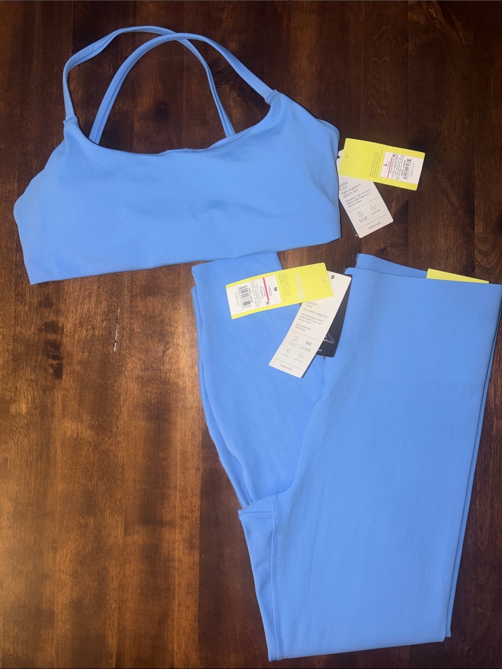All in Motion Women's Super Flex Sport Bra & Legging Set NWT L Bra M Legging